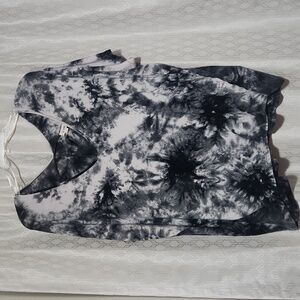 Women's Lg La Miel Black and White Top